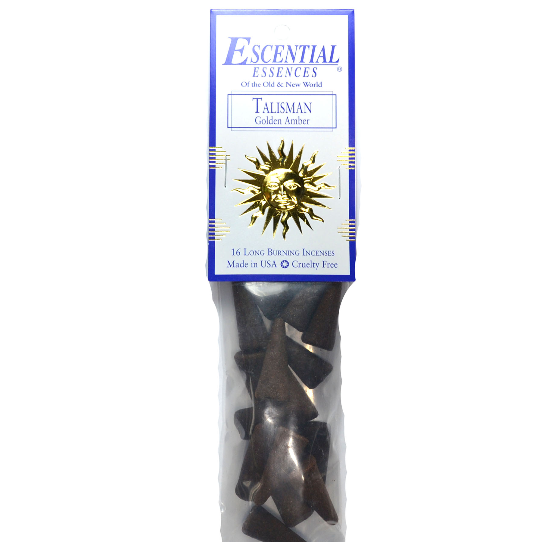 16/pk Talisman escential essences incense cones